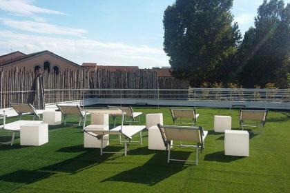 Terrazza in centro su due livelli