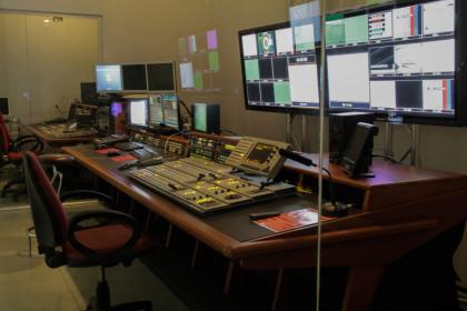 Studio televisivo a Milano