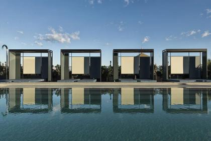 Terrazza con piscina in Monumentale