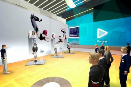 Spazio per fiere virtuali ed eventi