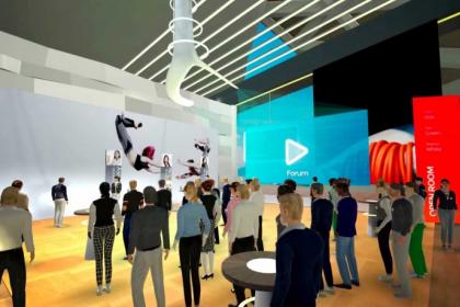 Spazio per fiere virtuali ed eventi