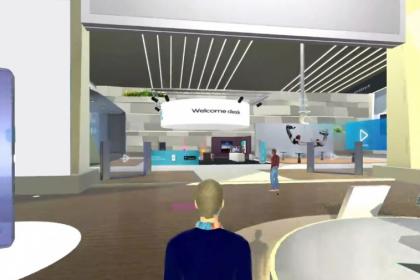 Spazio per fiere virtuali ed eventi