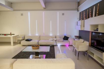 Loft design con terrazza